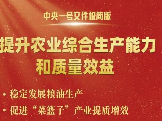 中央一號(hào)文件，極簡(jiǎn)版來(lái)了！