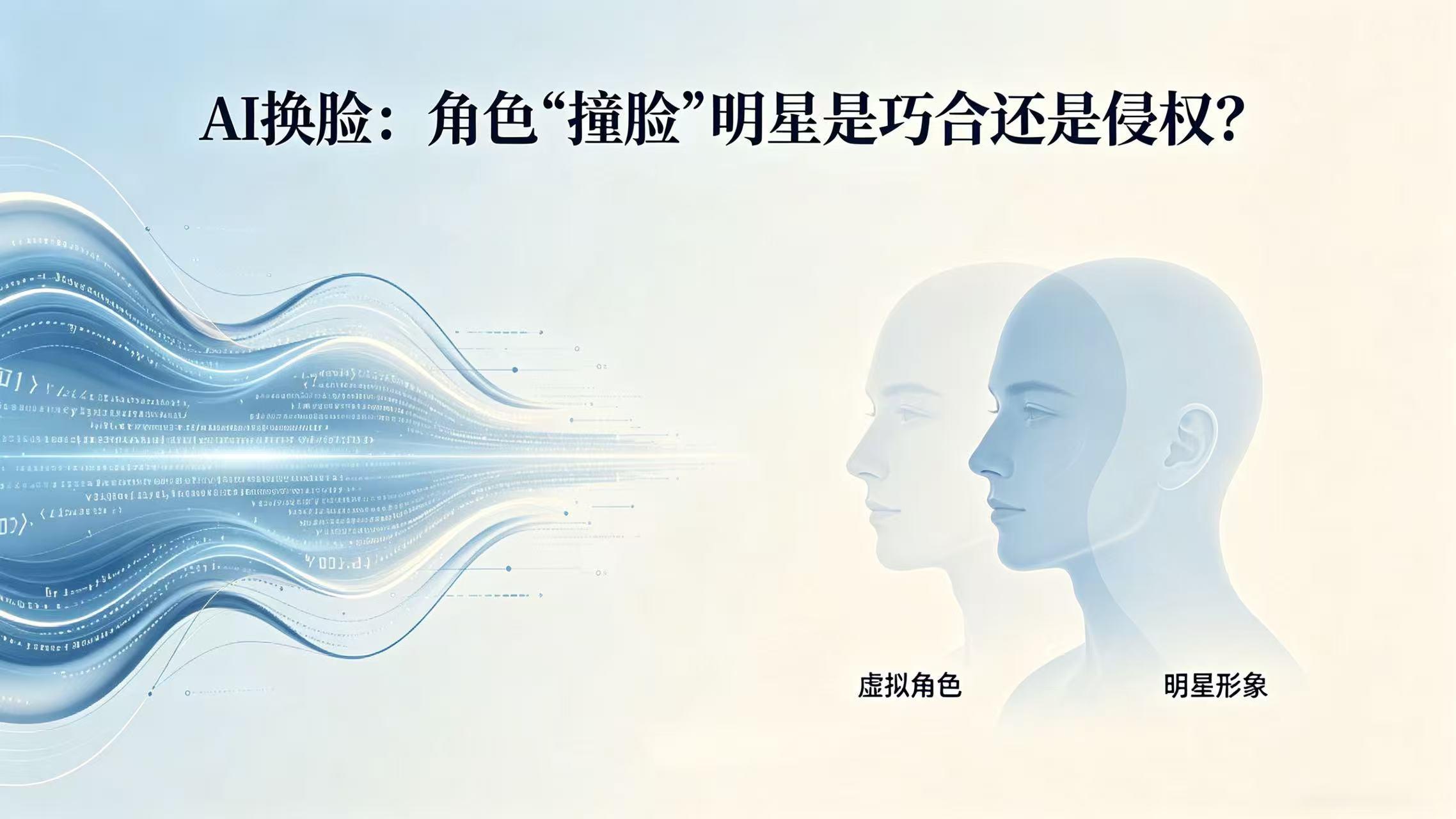 AI換臉讓角色“撞臉”明星，是巧合還是侵權(quán)？